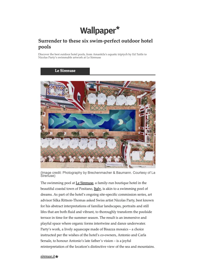 2024 07 23 Wallpaper.Com Le Sirenuse