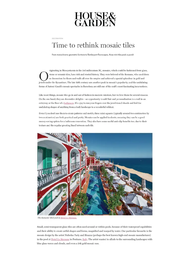 2024 12 02 Houseandgarden.Co.Uk Le Sirenuse X Nicolas Party