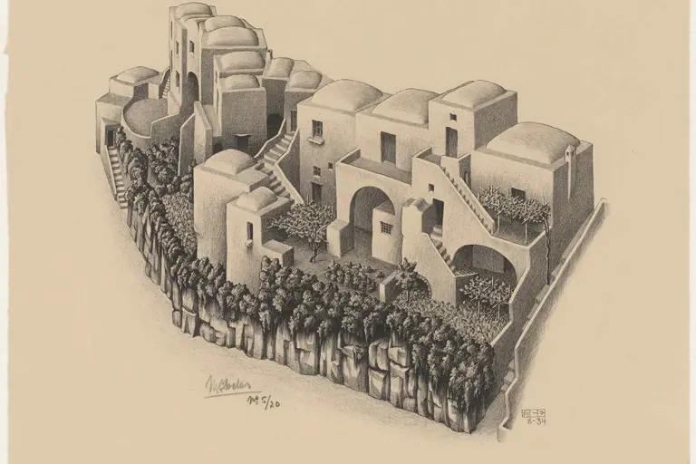 Escher Oude Huisjes Positano Cat263 1 Copy