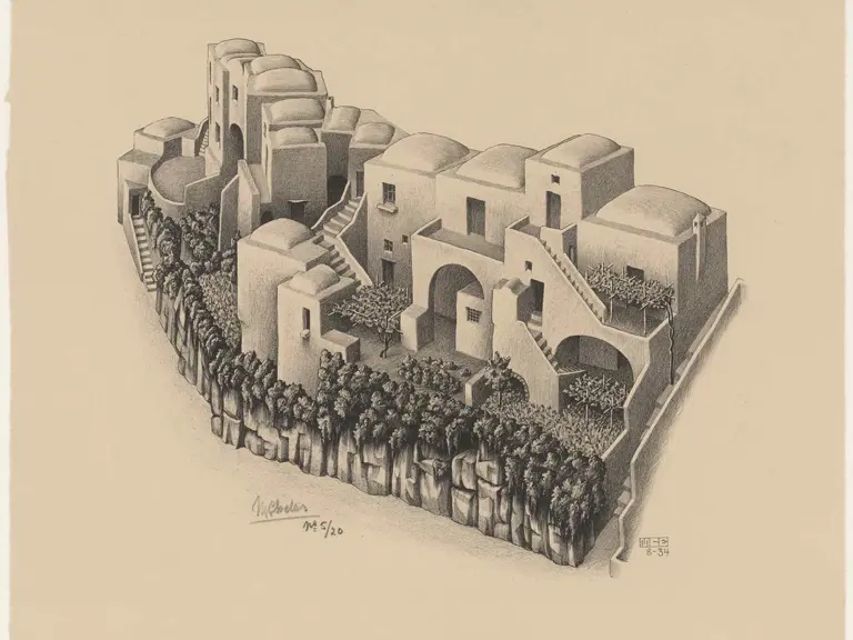 Escher Oude Huisjes Positano Cat263 1 Copy