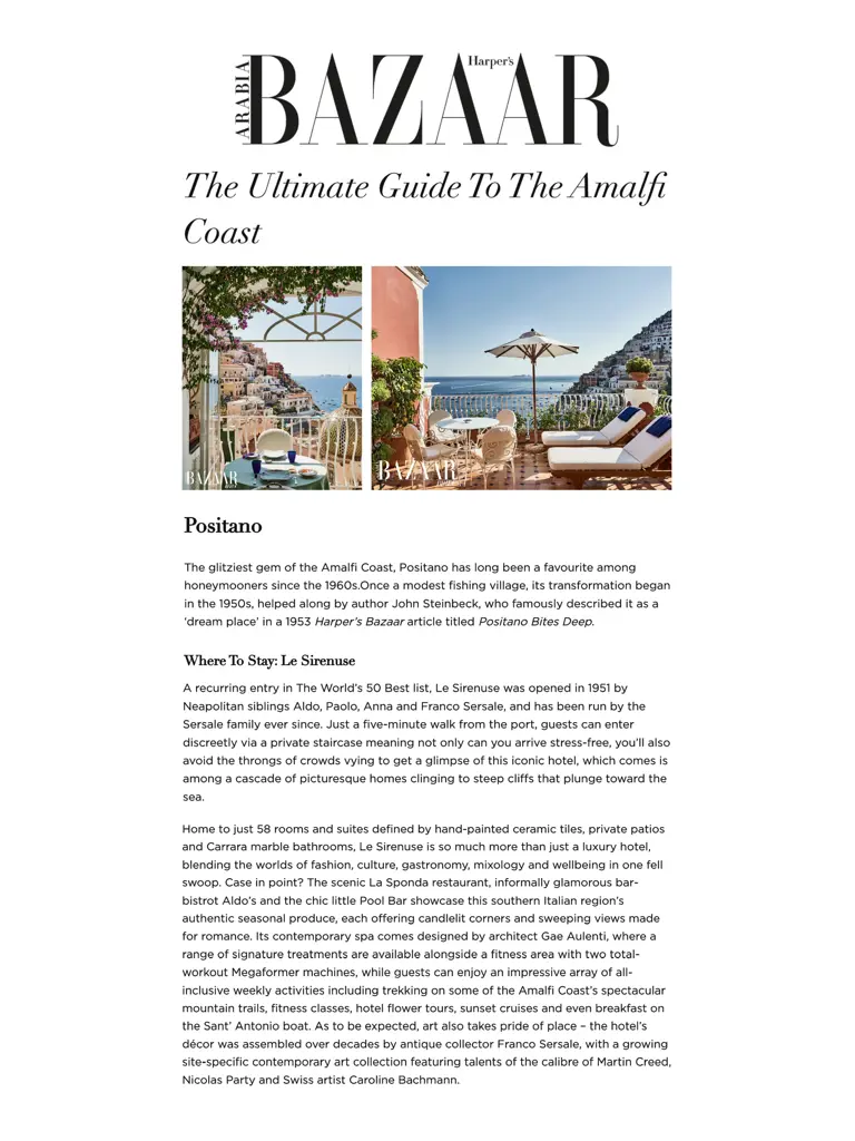 2025 07 03 Harper S Bazaar Arabia UAE Le Sirenuse