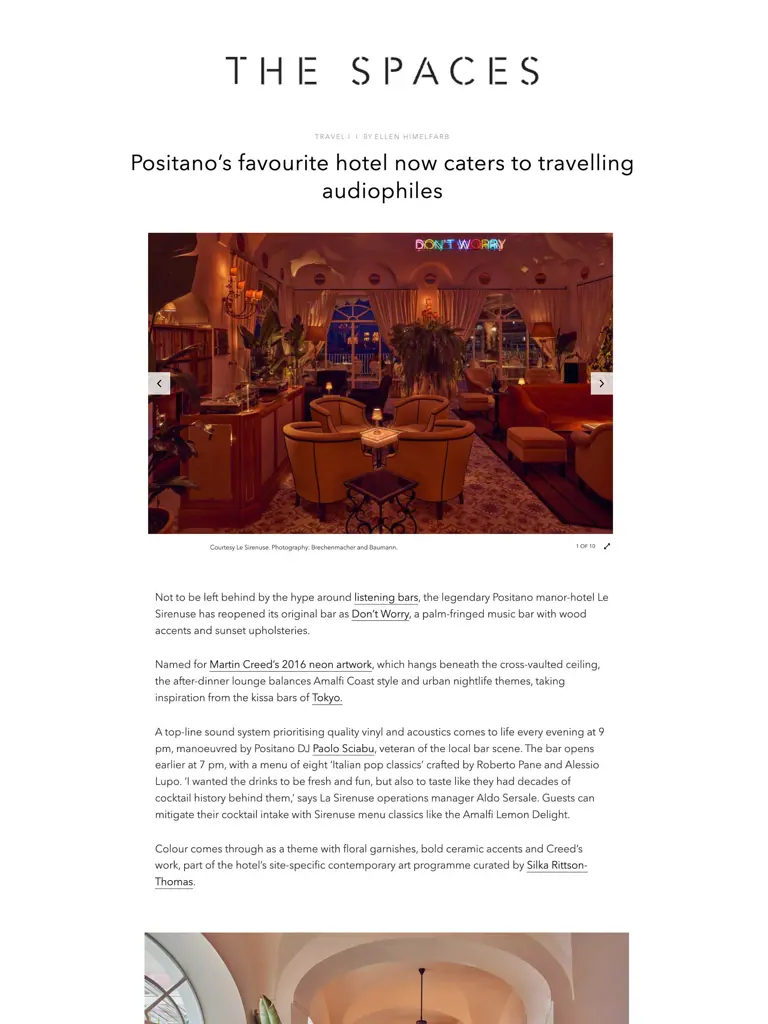 2020 07 09 The Spaces Le Sirenuse Page 1